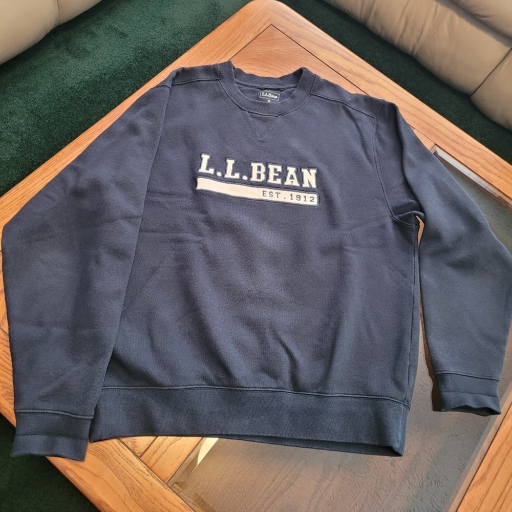 L.L. Bean Men's Navy Sweatshirt
